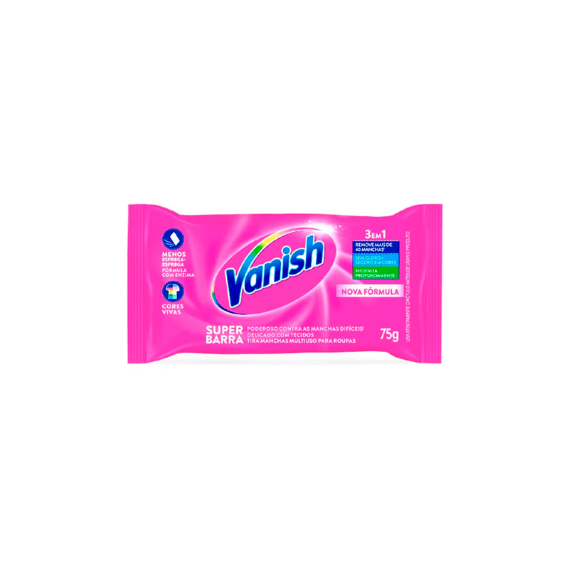 Sabão Vanish barra tira manchas 75g